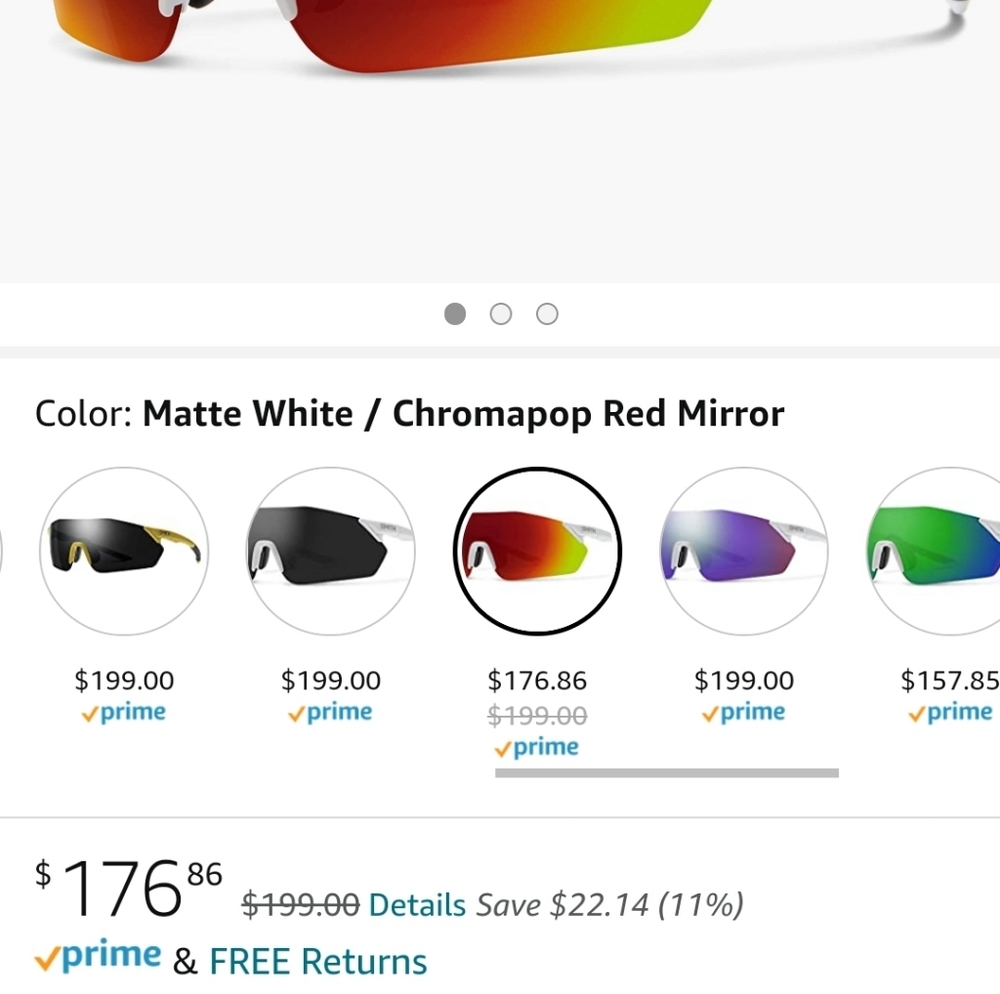 SMITH Reverb Sunglasses Chromapop Red Mirror